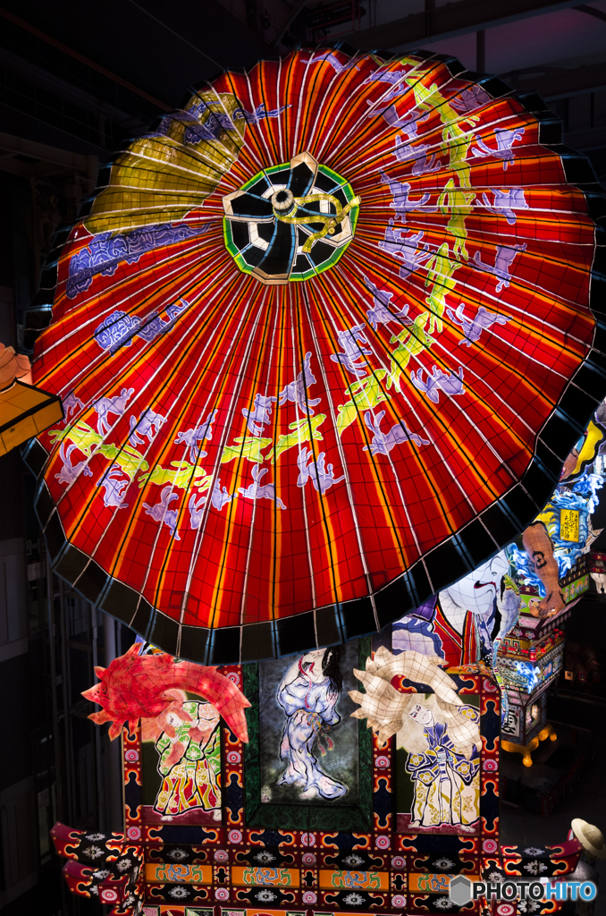 今年の新作立佞武多！因幡の白兎がかわいい！