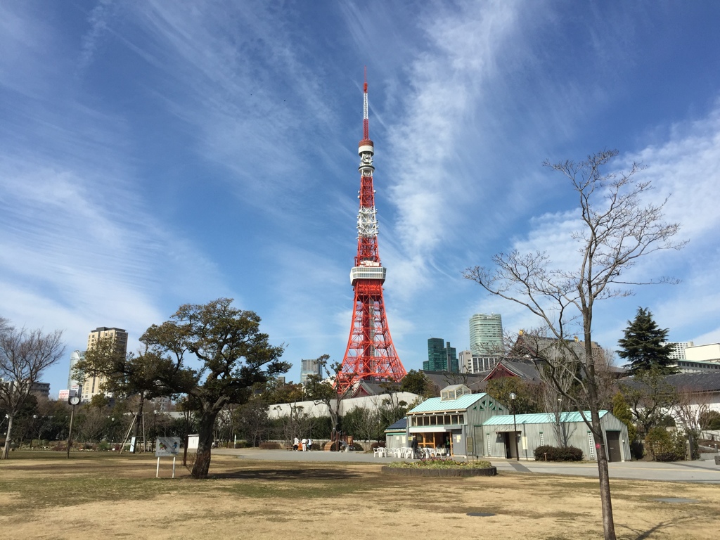 冬の東京タワー