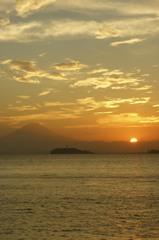 Sunset with Mt.Fuji