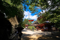 夏、高野山