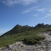 右の尾根