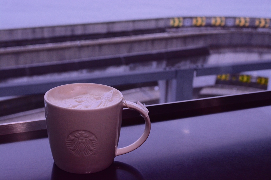 Lavender earl grey tea latte