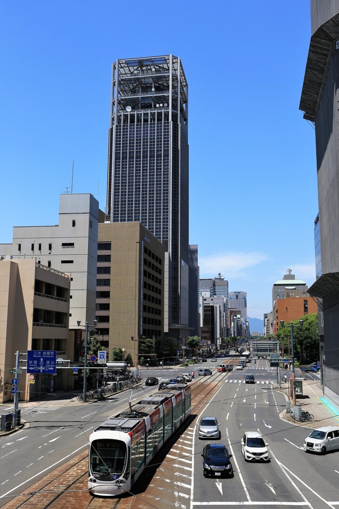 鷹野橋電停近くの歩道橋の・・・以下略。