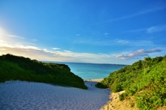 To the beach