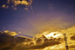 To the sky