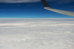 飛行機からの雲海