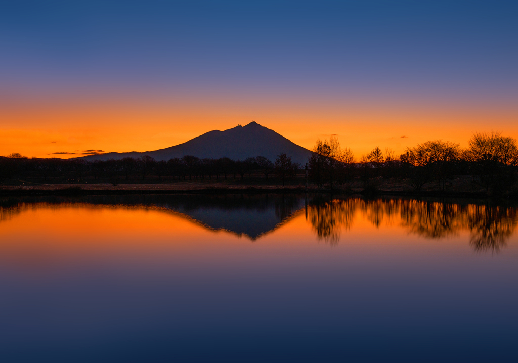 シンメトリー筑波山