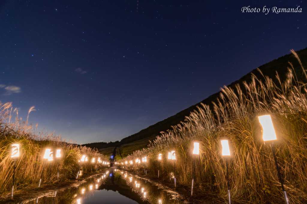 秋の夜空