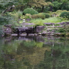 甘泉園　池のある風景　８月