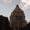 国会議事堂　国会議事堂前庭　２月