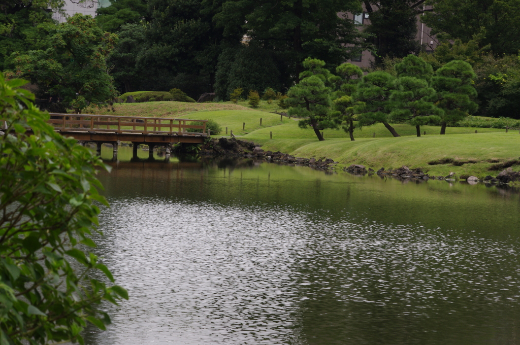 橋　旧芝離宮庭園　９月