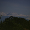 横浜からの富士山　2　（外人墓地沿いの道から・・）