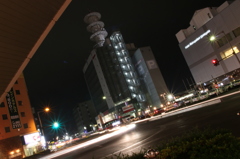 山形駅前の交差点