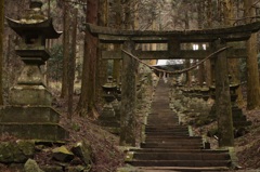 上色見熊座神社で。