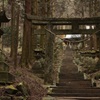 上色見熊座神社で。