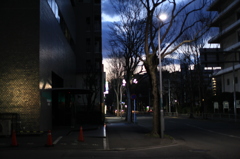 夜が明ける頃