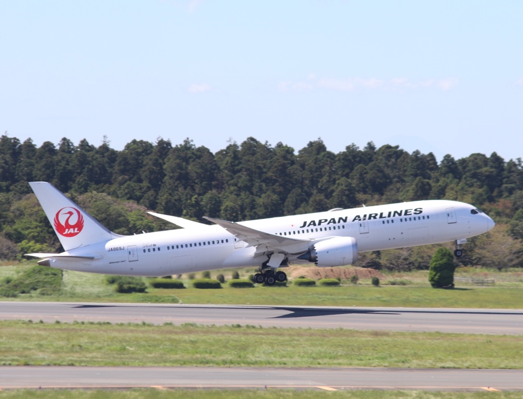 飛行機の写真