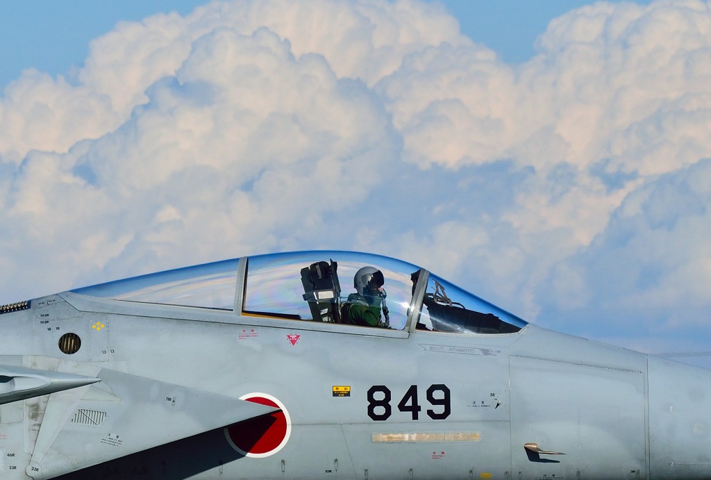 F-15　帰投