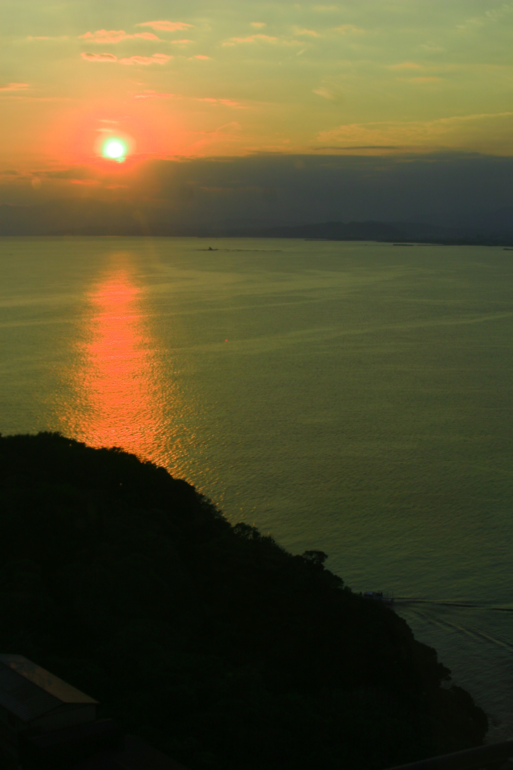 江の島　夕焼け