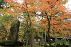 永平寺　参道にて