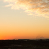 富士山夕景