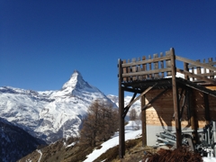 Matterhornを臨む