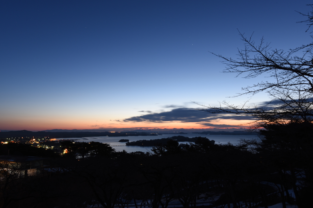 松島　西行戻りの松公園より