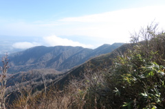 村上葉山の稜線