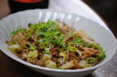 具だくさんの焼きそば