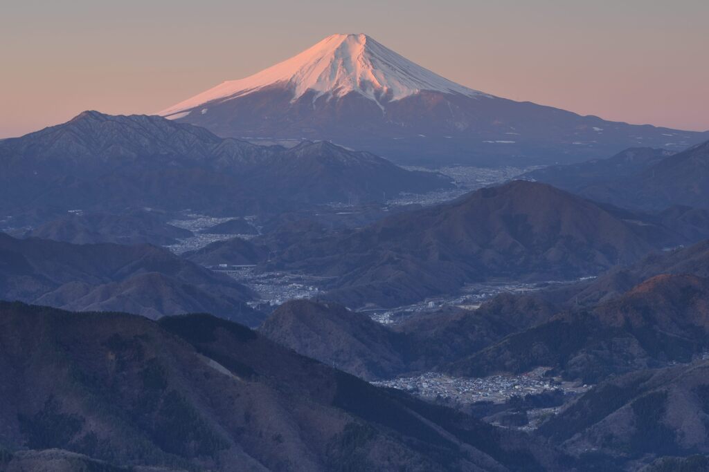 平日の富士山1027