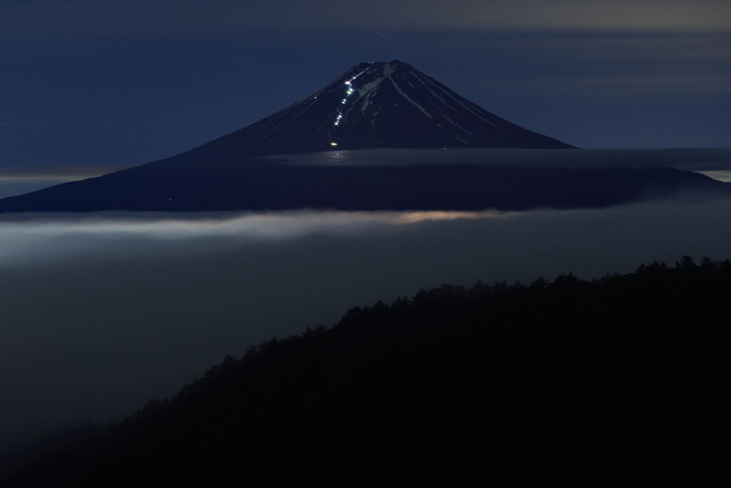 週末の富士山（新作７）