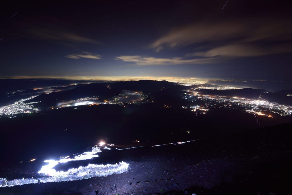 平日の富士山777