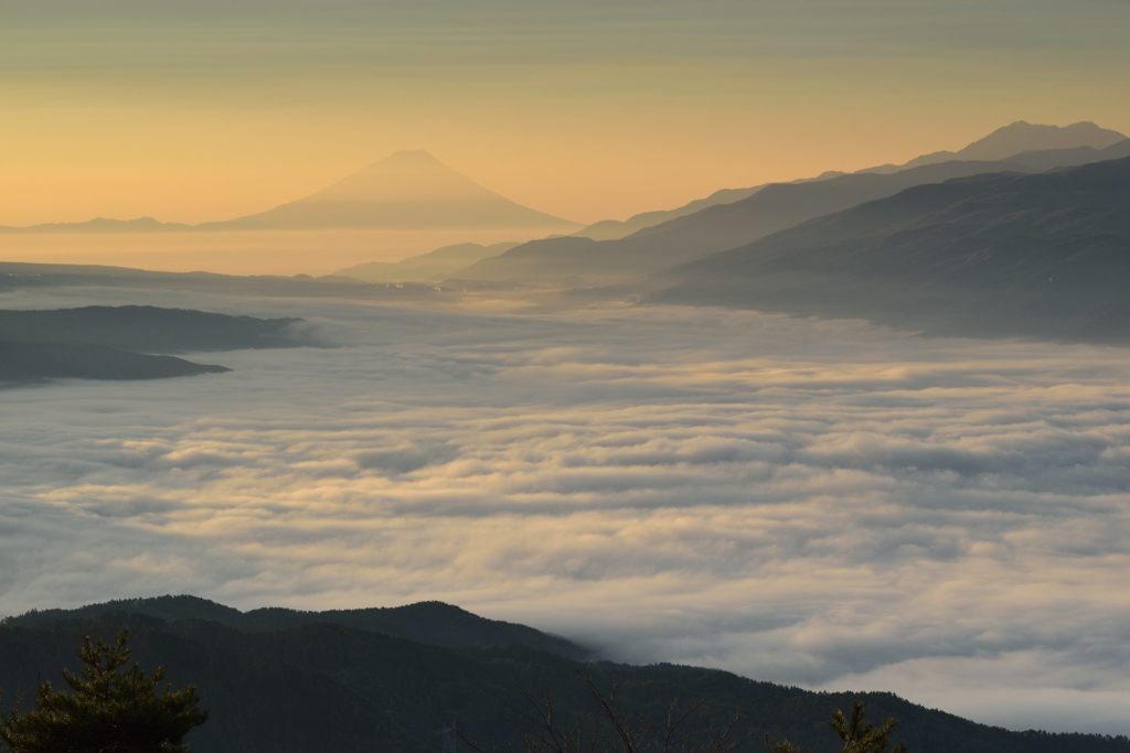 平日の富士山412