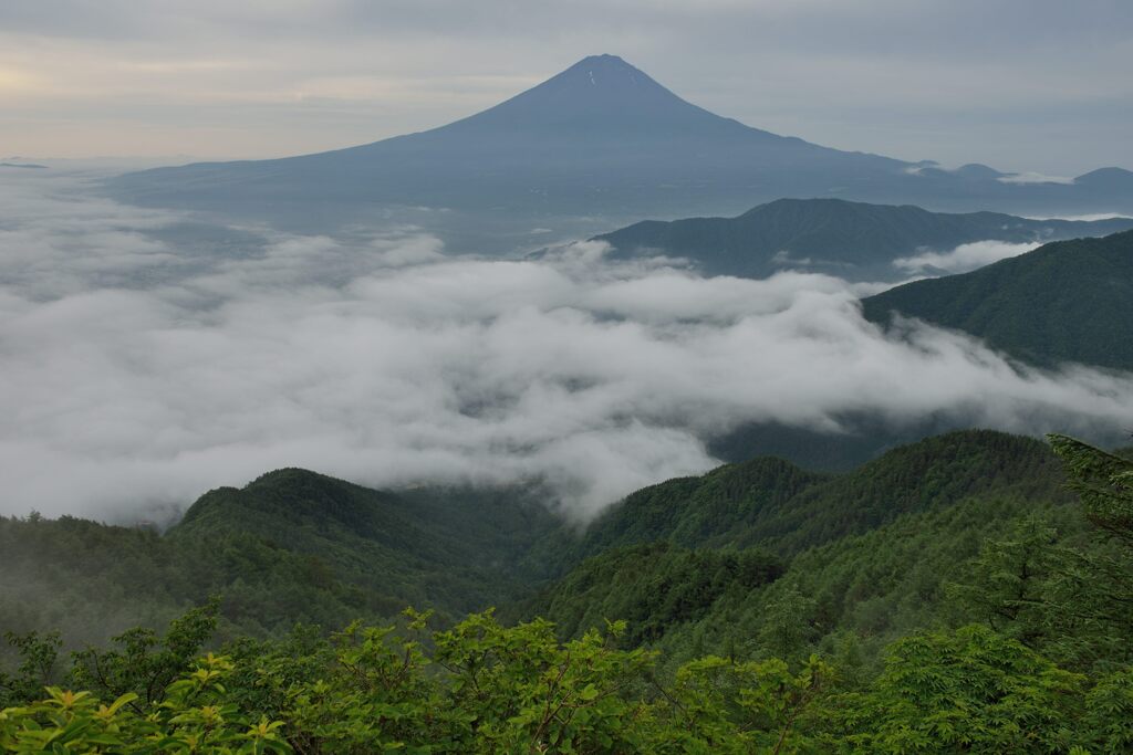 週末の富士山90