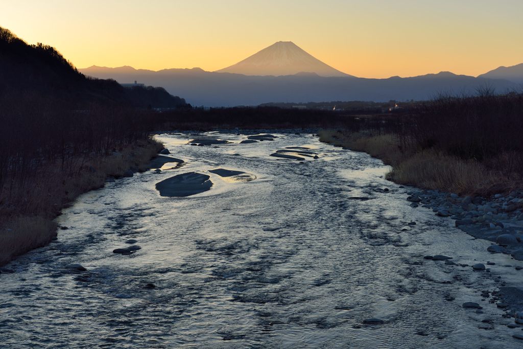 平日の富士山570