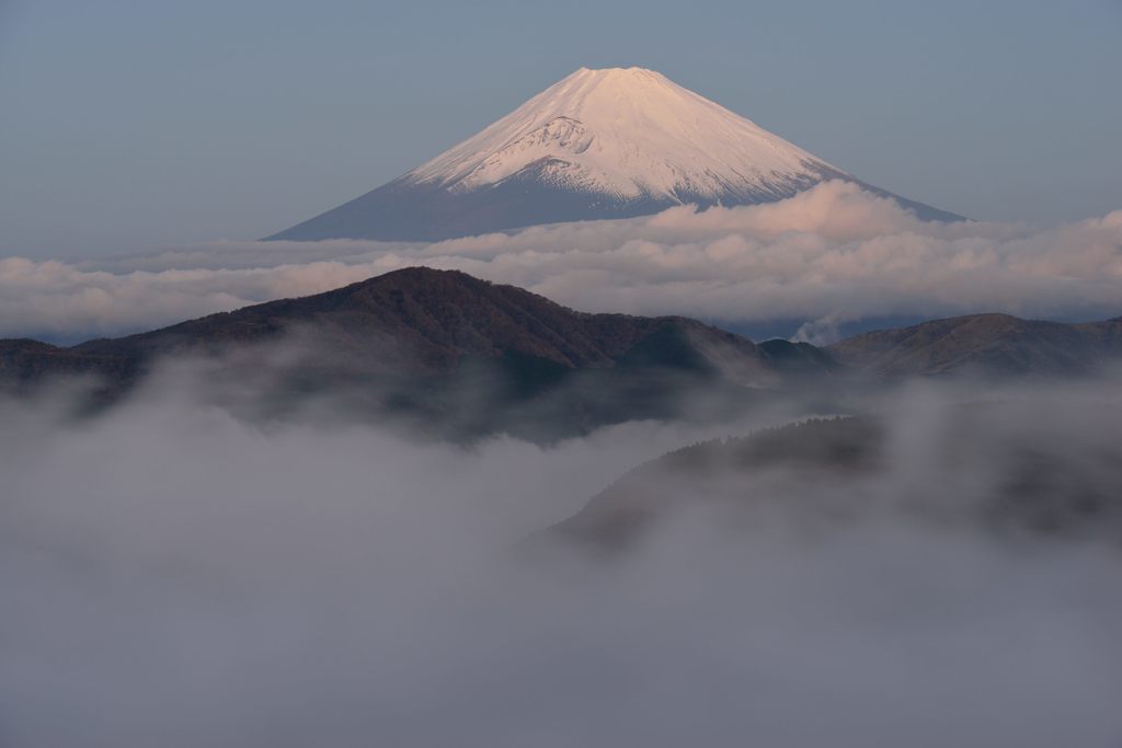 週末の富士山（新作71）