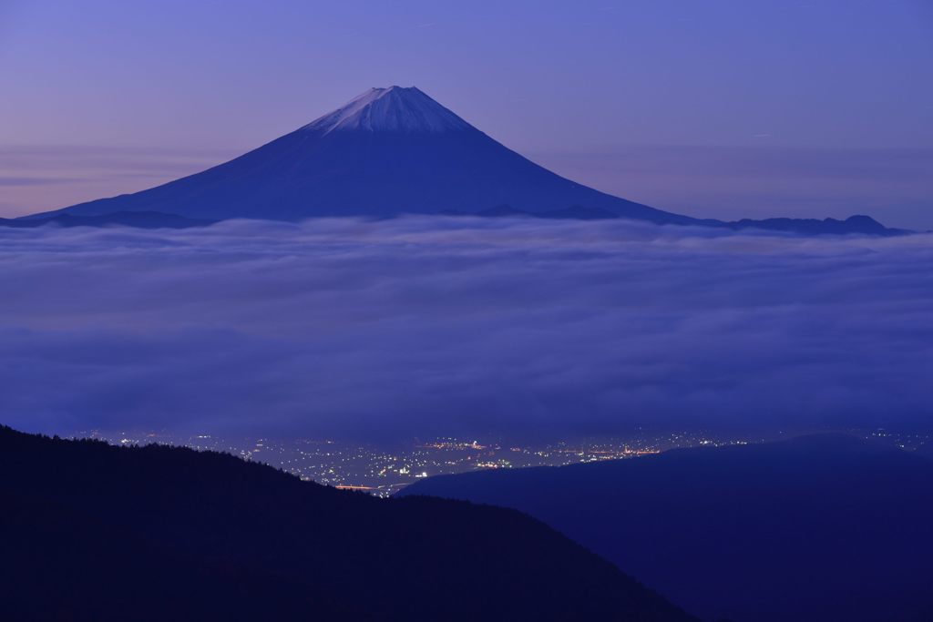 週末の富士山（新作47）