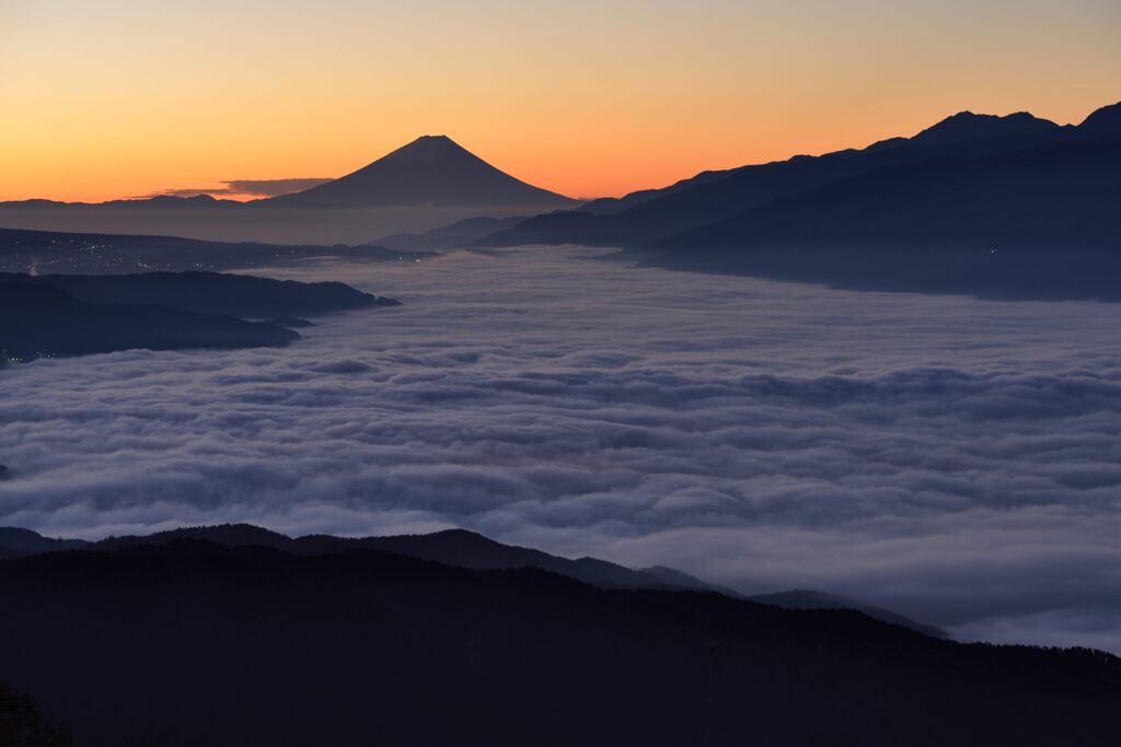 平日の富士山821