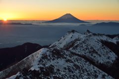 週末の富士山（新作518）