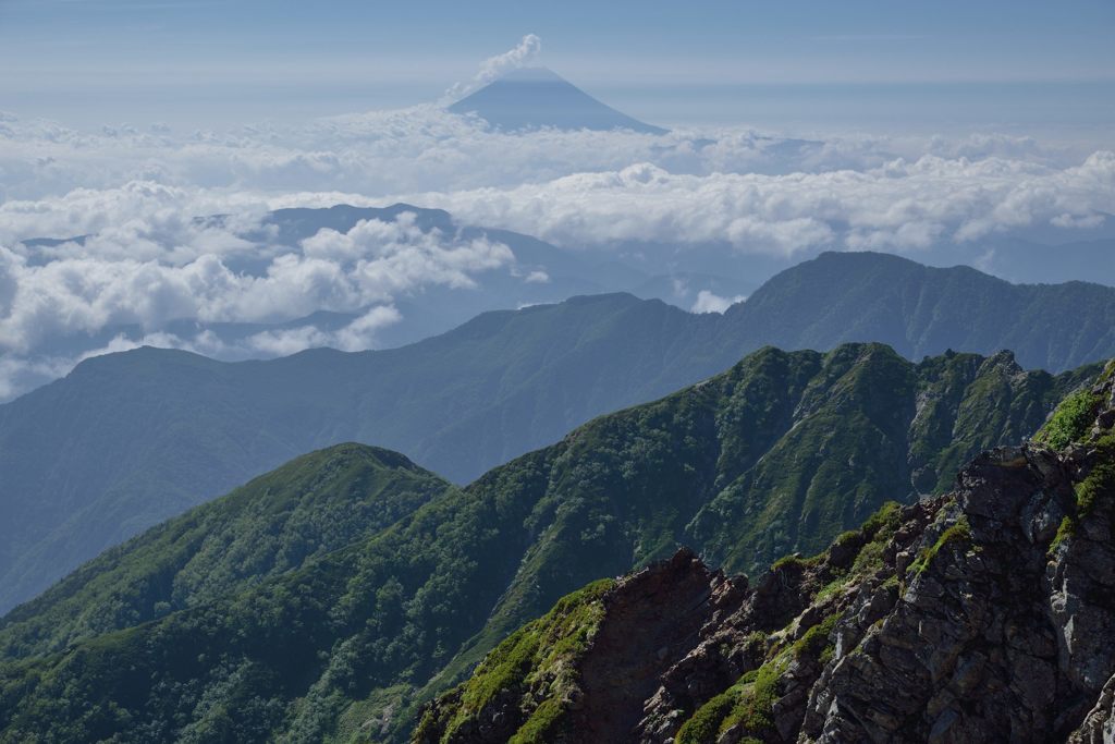 週末の富士山（新作981）