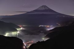 週末の富士山（新作487）