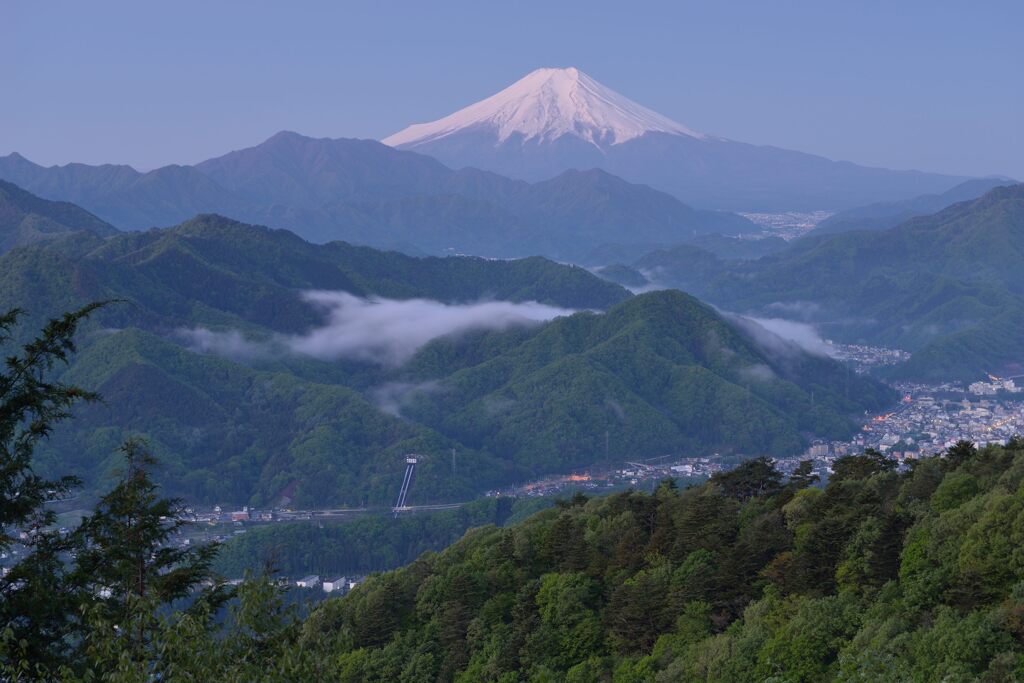 平日の富士山712