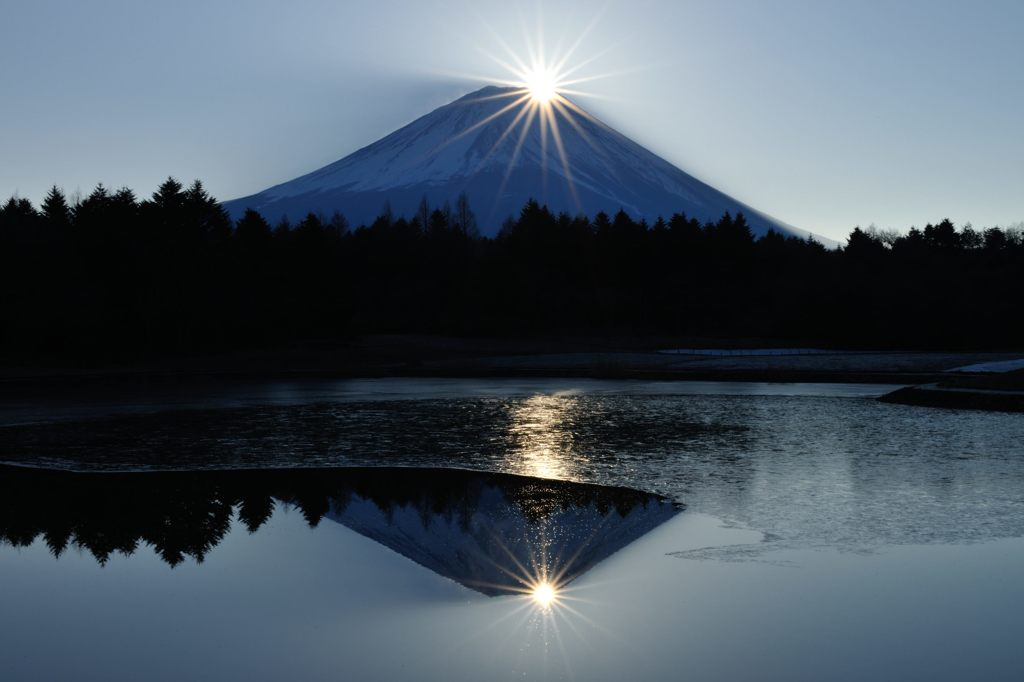 週末の富士山（新作105）