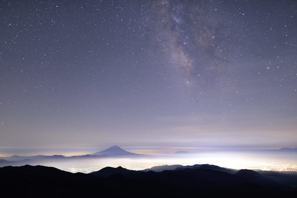 平日の富士山322