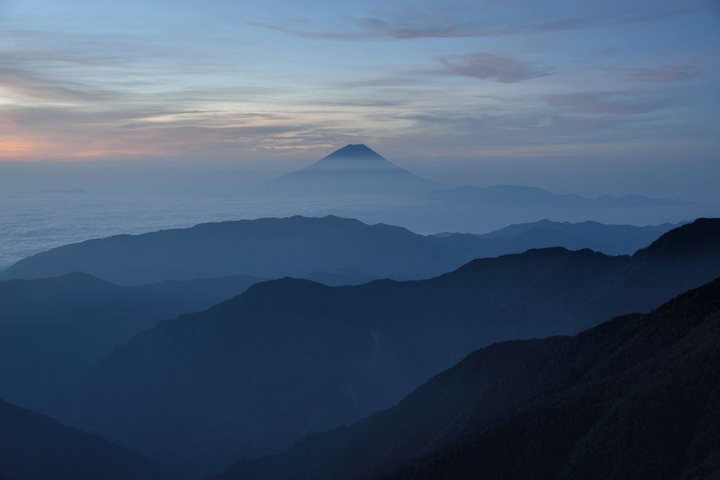 週末の富士山（新作987）