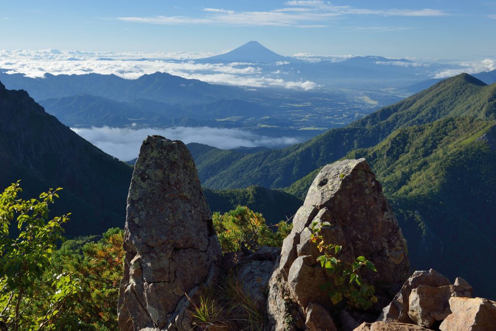 平日の富士山109