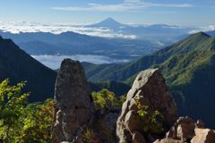 平日の富士山109