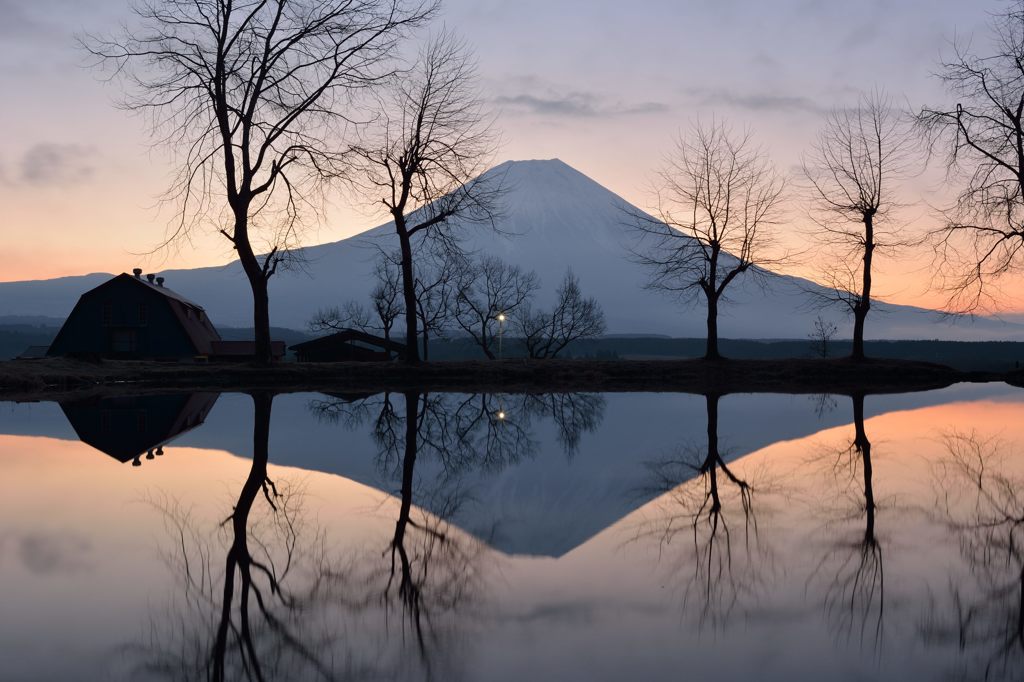 平日の富士山220