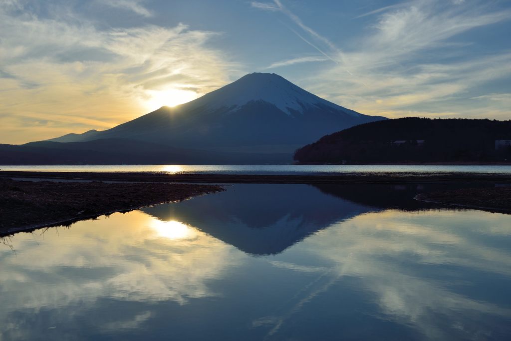 週末の富士山（新作528）