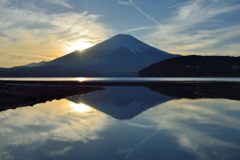 週末の富士山（新作528）